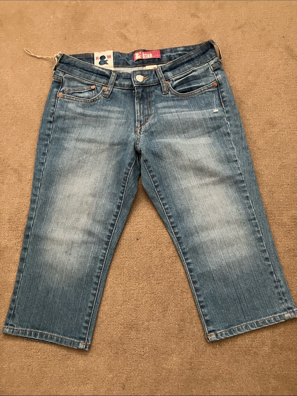 H&M Light Blue Cropped Jeans